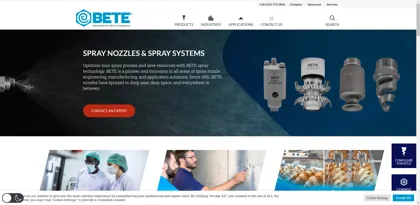 Screenshot of BETE Deutschland GmbH