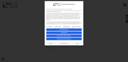 Screenshot of Binczyk GmbH & Co. KG