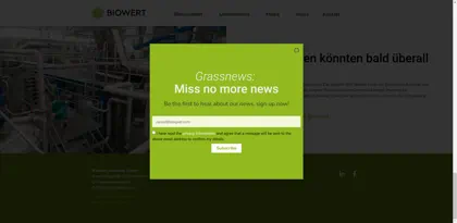 Screenshot of BIOWERT INDUSTRIE GmbH