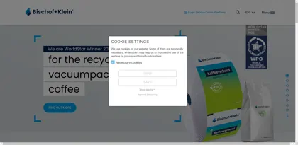 Screenshot of Bischof+Klein SE & Co. KG