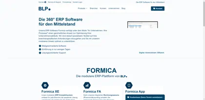 Screenshot of blp Software GmbH