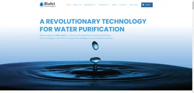 Screenshot of BluAct Technologies GmbH