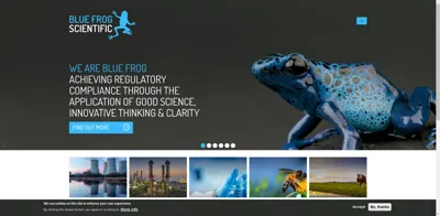 Screenshot of Blue Frog Scientific Limited