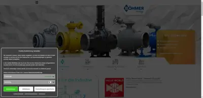 Screenshot of Werner Böhmer GmbH