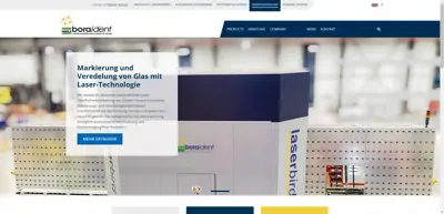 Screenshot of boraident GmbH