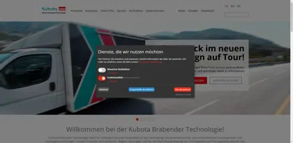 Screenshot of Kubota Brabender Technologie GmbH