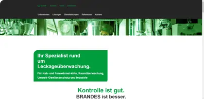 Screenshot of Brandes GmbH