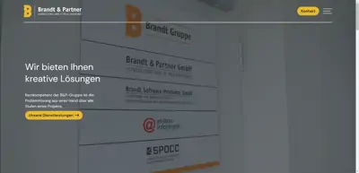 Screenshot of Brandt und Partner GmbH