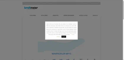 Screenshot of Breitmeier Messtechnik GmbH