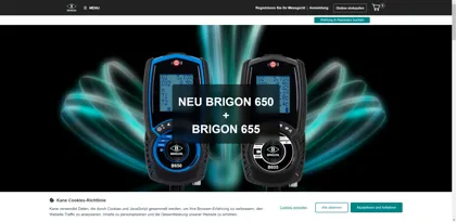 Screenshot of BRIGON MESSTECHNIK GmbH & Co. KG