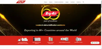 Screenshot of Bry-Air Asia Pvt. Ltd.