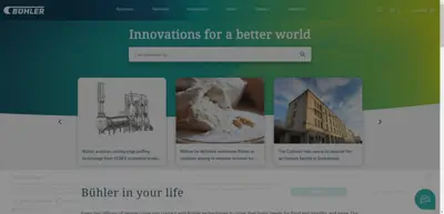 Screenshot of Bühler GmbH