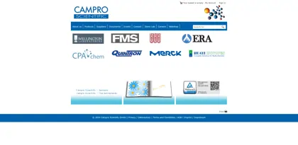 Screenshot of Campro Scientific GmbH