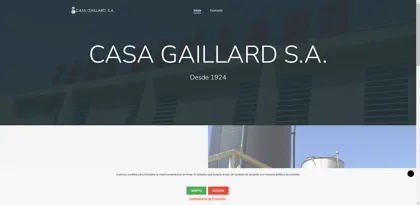 Screenshot of Casa Gaillard S.A.