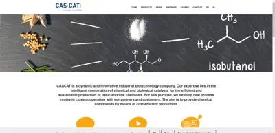 Screenshot of CASCAT GmbH