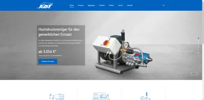 Screenshot of CAT PUMPS Deutschland GmbH