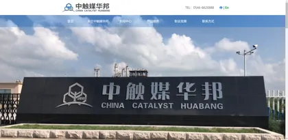 Screenshot of China Catalyst Huabang (Dongying) Co., Ltd.