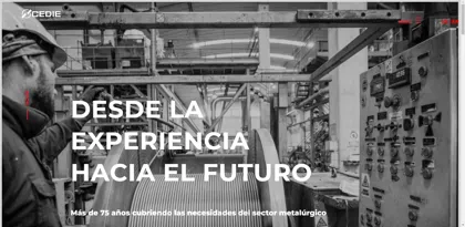 Screenshot of CEDIE-Compañía Española de Industrias Electroquímicas, S.A.