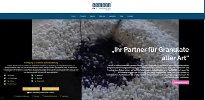 Screenshot of Cemcon Gmbh