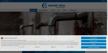 Screenshot of CENTER TECH Armaturen GmbH