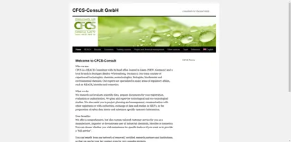 Screenshot of CFCS-Consult GmbH