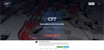 Screenshot of CFT S.p.A.