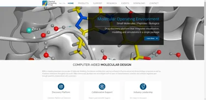 Screenshot of Chemical Computing Group AG