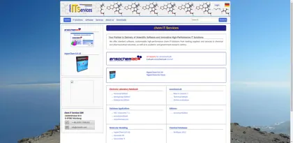 Screenshot of chem IT Services GbR