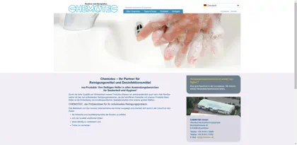 Screenshot of CHEMOTEC GMBH