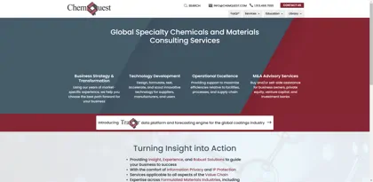 Screenshot of The ChemQuest Group, Inc.