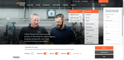 Screenshot of Chem-Trend North America