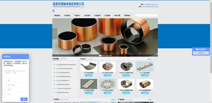 Screenshot of Jiashan Anchi Bearing Manufacturing Co., Ltd.