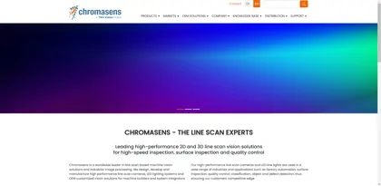 Screenshot of Chromasens GmbH