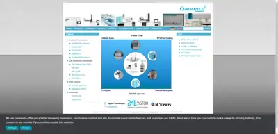 Screenshot of Chromtech GmbH