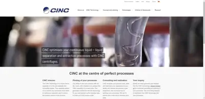 Screenshot of CINC Deutschland GmbH & Co. KG