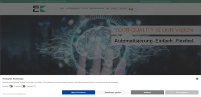 Screenshot of Cruse Leppelmann Kognitionstechnik GmbH