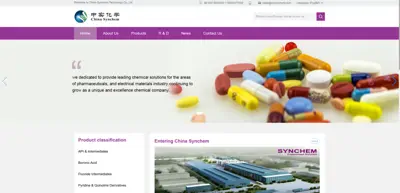 Screenshot of China Synchem Technology Co.,Ltd.