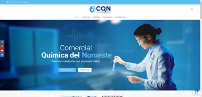 Screenshot of Comercial Química del Noroeste, S.A. de C.V.