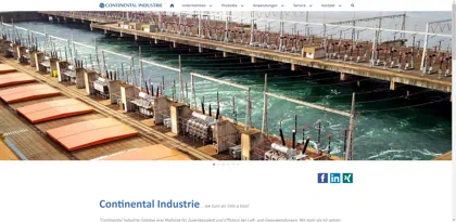 Screenshot of Continental Industrie GmbH