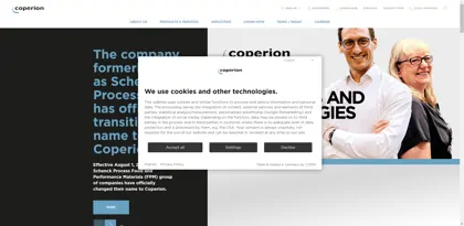 Screenshot of Coperion K-Tron Deutschland GmbH