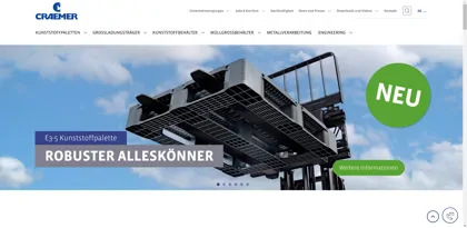 Screenshot of Paul Craemer GmbH