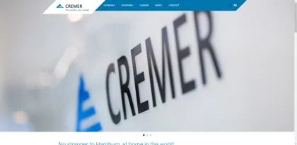 Screenshot of Peter Cremer Holding GmbH & Co. KG