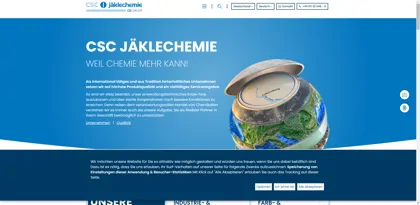 Screenshot of CSC Jäklechemie GmbH & Co. KG