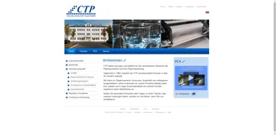 Screenshot of CTP GmbH