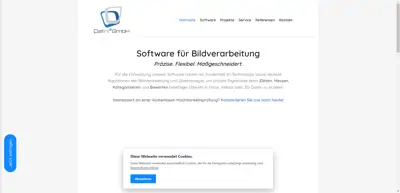 Screenshot of DatInf GmbH