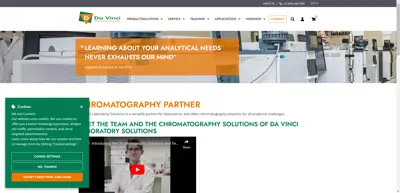 Screenshot of Da Vinci Europe Laboratory Solutions B.V.