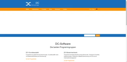 Screenshot of DC-Software Doster & Christmann GmbH