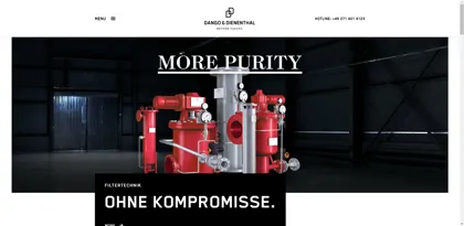 Screenshot of Dango & Dienenthal Filtertechnik GmbH