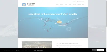 Screenshot of DECKMA HAMBURG GmbH