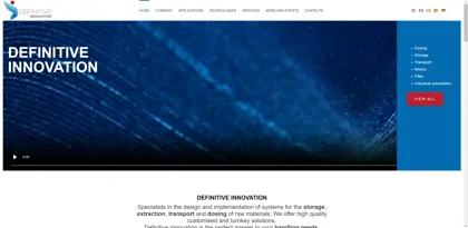 Screenshot of DEFINITIVE INNOVATION SRL
